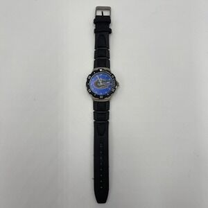 Game Time Florida Gators Watch Unisex Football Silver Tone Black‎ Band #27